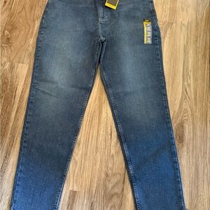 Lee Women's Straight Leg Jeans - Medium Blue mom jeans